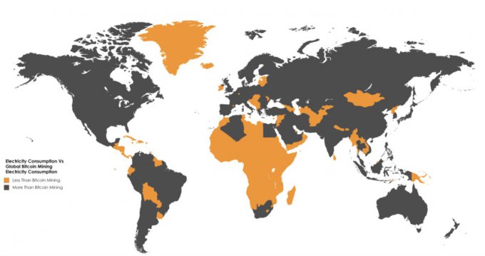 По потреблению энергии майнинг обогнал 159 стран мира (4 фото)