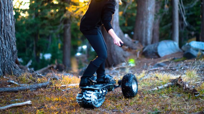 Электрический скейтборд для бездорожья и ненастья (13 фото + видео)