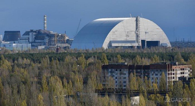 В Чернобыльской зоне построена первая солнечная электростанция (2 фото + видео)