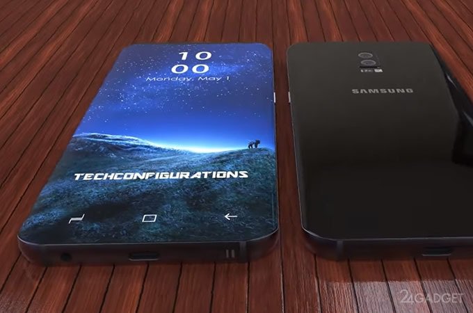 Samsung встроит в экран смартфона и сканер отпечатков, и камеру