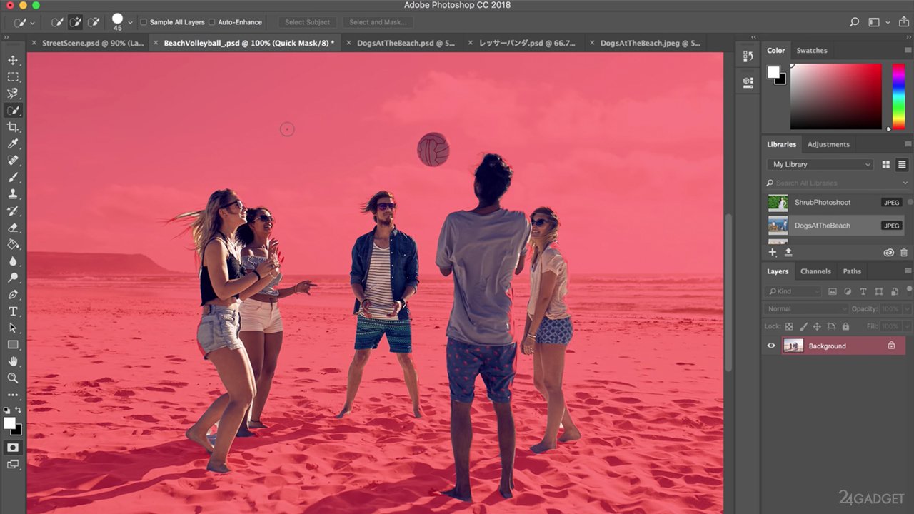 В Photoshop появилось выделение объектов в один клик (7 фото + видео) »  24Gadget.Ru :: Гаджеты и технологии