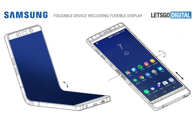 Samsung показала сгибаемые смартфоны, но не всем (3 фото)