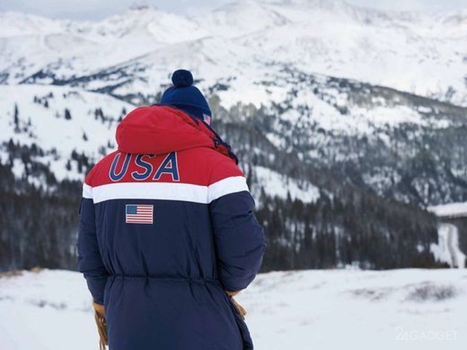Олимпийских спортсменов из США одели в «умные» куртки (7 фото + 2 видео)