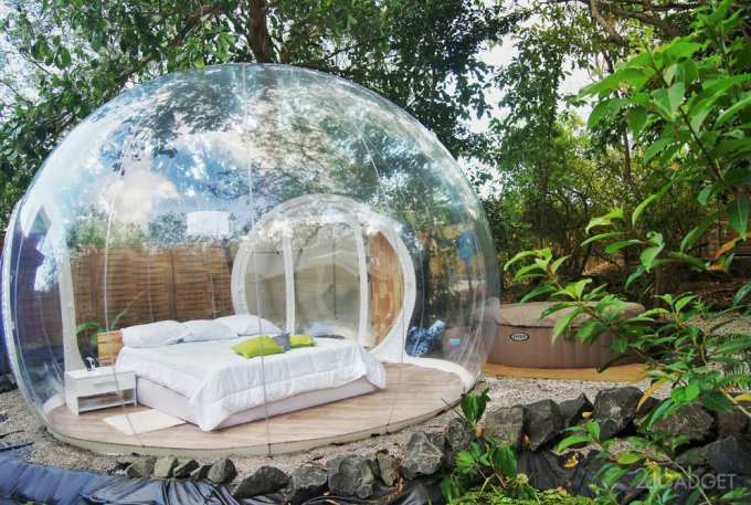 В отеле-пузыре можно жить где угодно (28 фото)