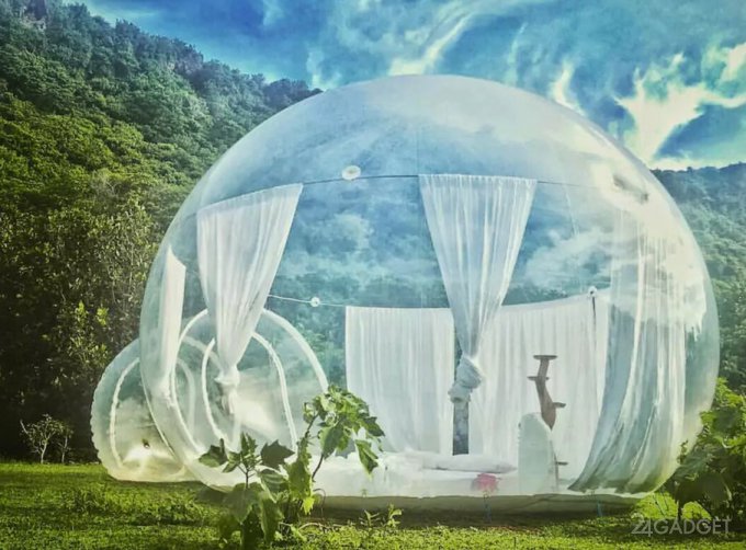 В отеле-пузыре можно жить где угодно (28 фото)