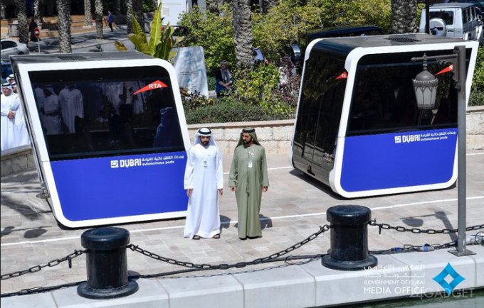 Парк общественного транспорта Дубая пополнят беспилотными капсулами
