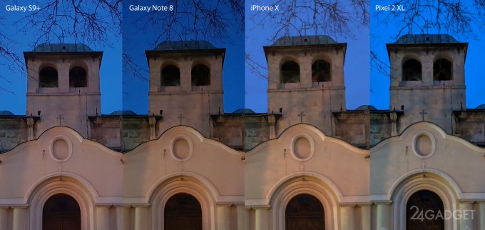 Сравниваем фото ночной съёмки Galaxy S9 Plus и его конкурентов (25 фото)