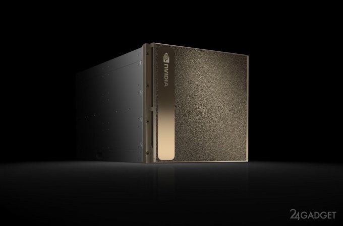 NVIDIA представила суперкомпьютер DGX-2 с 512 ГБ видеопамяти (10 фото)