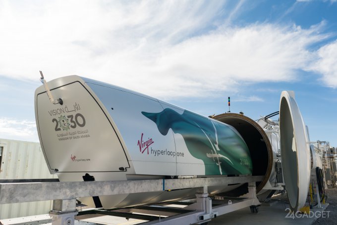Virgin Hyperloop One испытала рабочий прототип пассажирской капсулы (6 фото + видео)