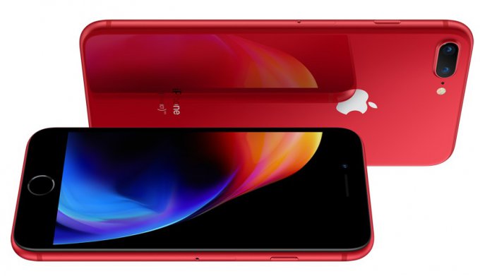 Apple представила iPhone 8 и 8 Plus в красном цвете (3 фото + видео)