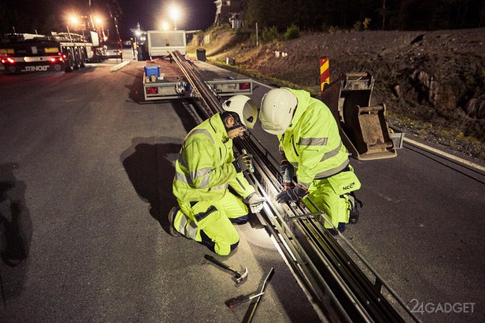 Швеция стала первой страной, где открыли дорогу для зарядки электрокаров