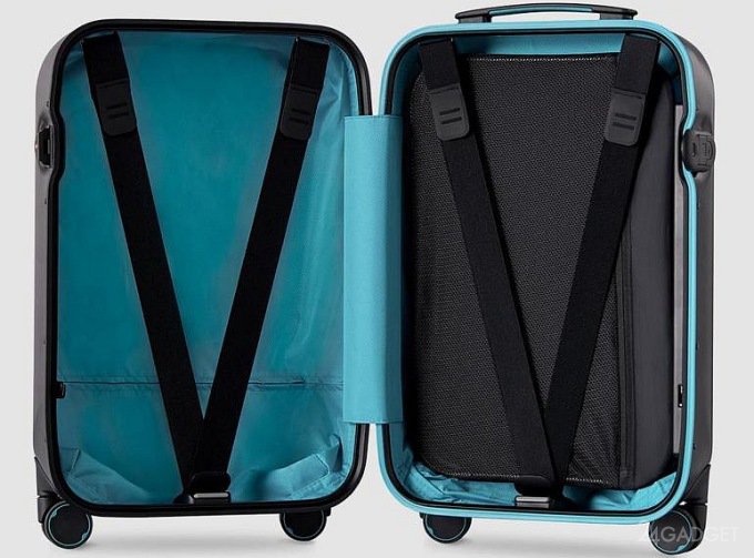 Xiaomi 90 Points Smart Suitcase — чемодан с дактилоскопическим сканером (8 фото)