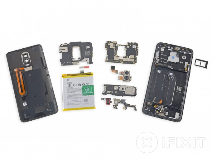 Смартфон OnePlus 6 протестирован на ремонтопригодность (14 фото)