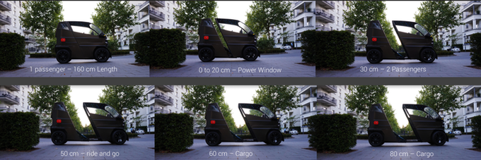 Новый электромобиль-трансформер iEV X умеет растягиваться (7 фото + видео)