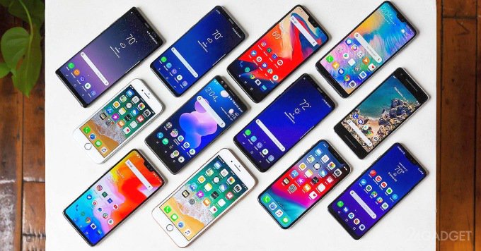 В ТОП-5 лучших смартфонов 2018 года не попали iPhone X и Huawei P20 Pro (6 фото)