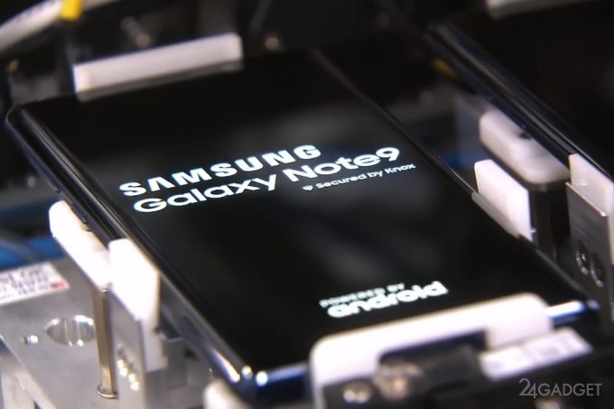 Samsung показала изнанку производства Galaxy Note 9 (2 фото + видео)