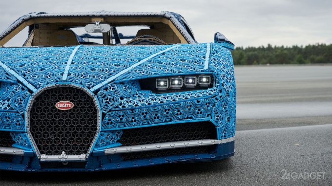Полноразмерный Bugatti Chiron из LEGO развивает скорость до 20 км/ч (10 фото + 2 видео)