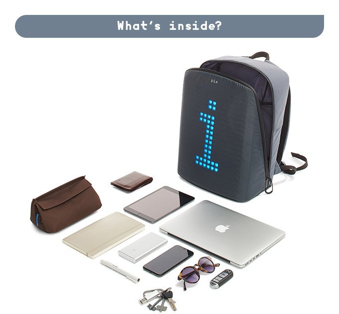 Рюкзак с LED-дисплеем (10 фото + 2 видео)