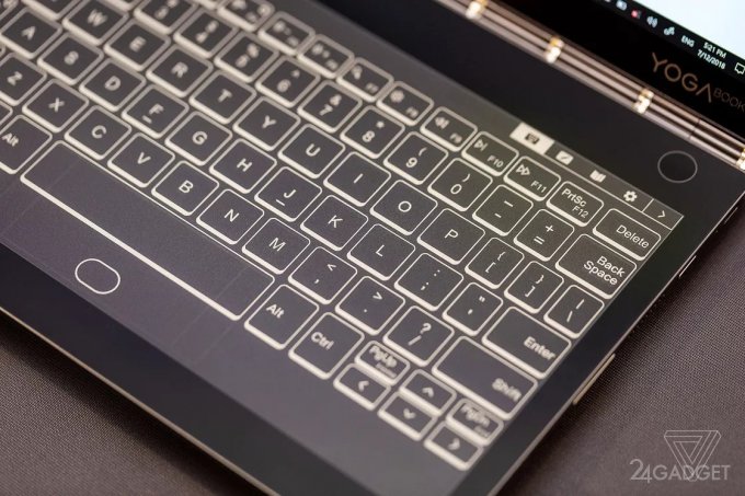 Lenovo Yoga Book C930: гибридный ноутбук с E Ink-экраном вместо клавиатуры (13 фото + 2 видео)