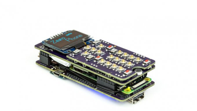 ZeroPhone - смартфон на базе одноплатного ПК Raspberry Pi (4 фото)