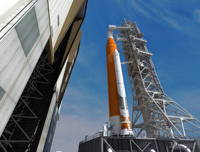 Боинг не уложился в сроки по созданию ракеты SLS для NASA (4 фото)