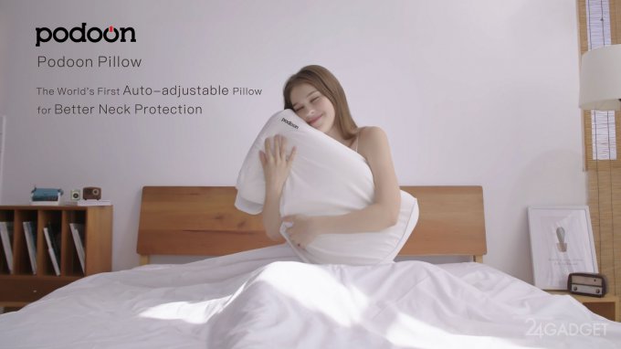 Podoon — умная подушка, подстраивающаяся под позу спящего (3 фото + видео)