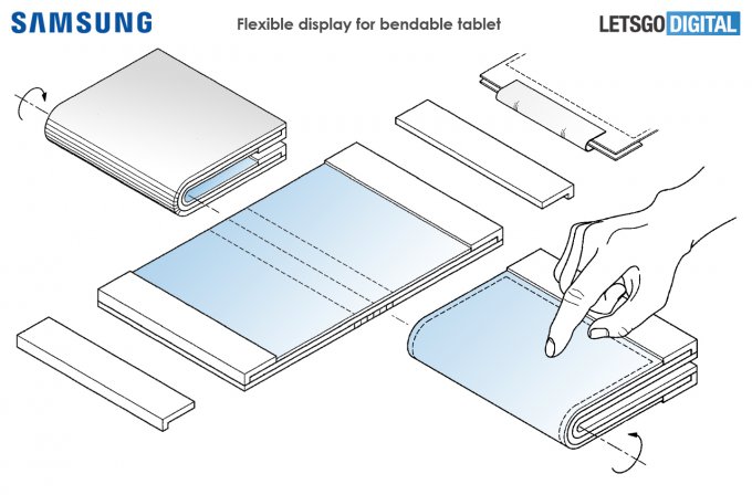 Помимо сгибаемого смартфона Samsung выпустит аналогичный планшет (4 фото)
