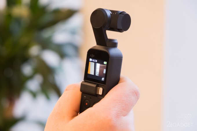 DJI Osmo Pocket - миникамера с механическим стабилизатором (9 фото + 2 видео)