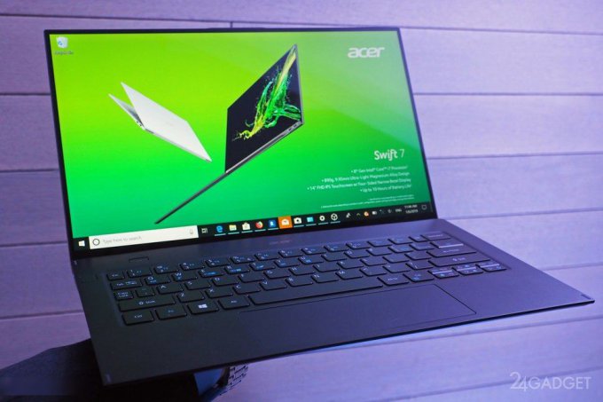 Обновлённый ультрабук Acer Swift 7 похорошел, но не подешевел (9 фото + видео)