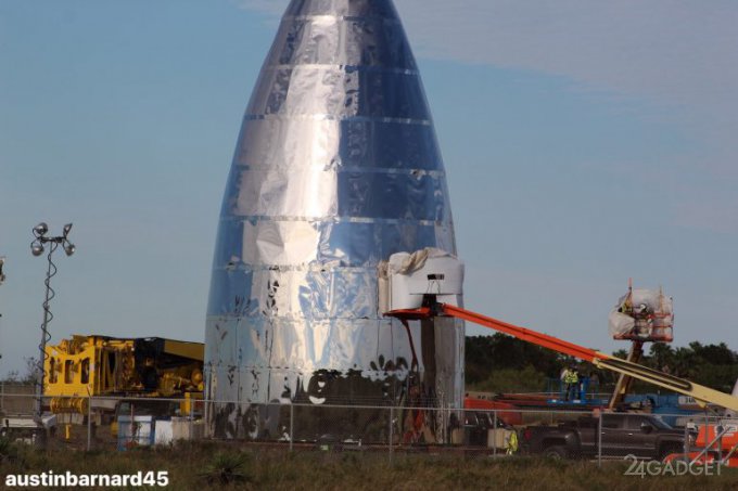 Илон Маск раскрыл облик звездолёта Starship (8 фото)