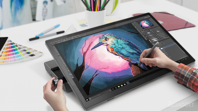 CES 2019: классический ноутбук, перевёртыш и моноблок серии Lenovo Yoga (15 фото + видео)