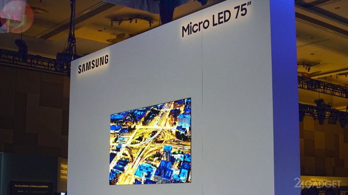 Samsung показала телевизоры с модульными Micro LED-дисплеями (14 фото + видео)