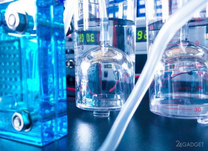 Американские учёные получили водородное топливо из воды (3 фото)