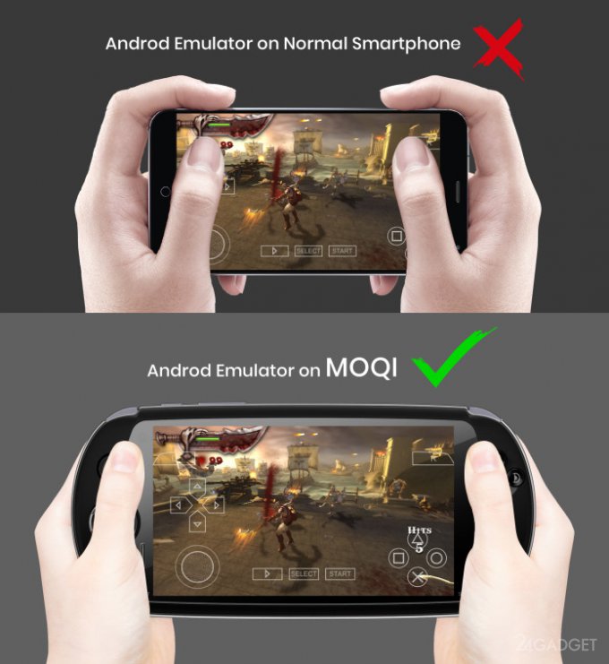 MOQI — идеальный игровой смартфон-геймпад (7 фото + видео)