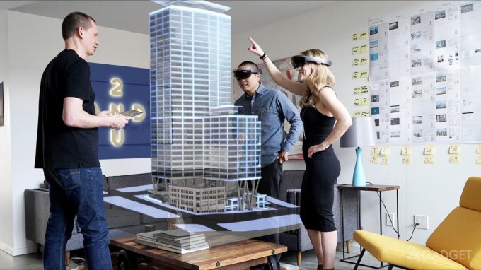 Microsoft привезёт на выставку MWC 2019 очки HoloLens 2 (5 фото)
