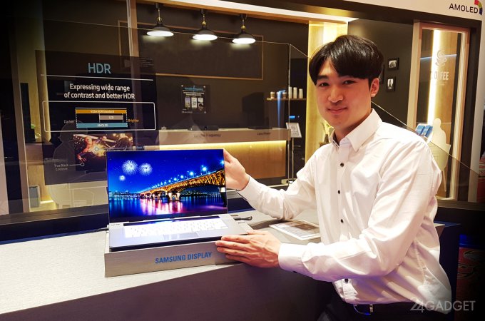 Samsung выпустила передовой OLED-экран с 4K для ноутбуков (2 фото)