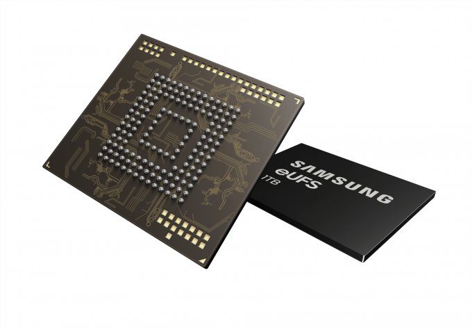 Samsung представила чипы памяти UFS 2.1 на 1 ТБ для смартфонов