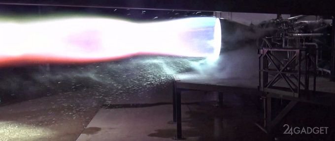 SpaceX испытал лётный образец двигателя сверхтяжелой ракеты Starship (4 фото + 2 видео)