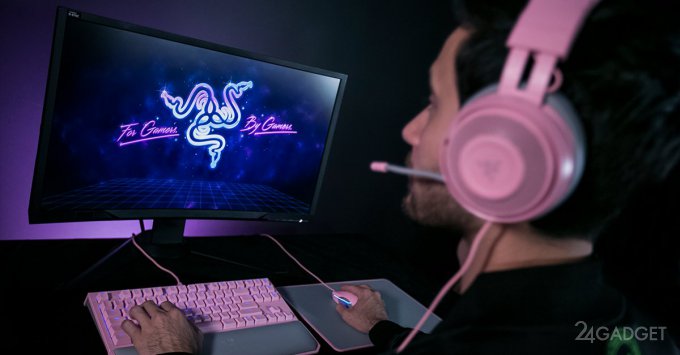 Razer подготовил "розовую" серию игровых устройств (7 фото + видео)