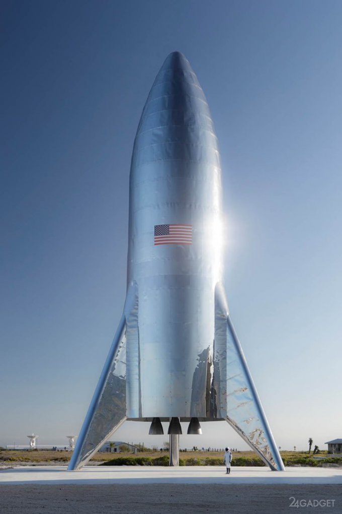 SpaceX испытал лётный образец двигателя сверхтяжелой ракеты Starship (4 фото + 2 видео)