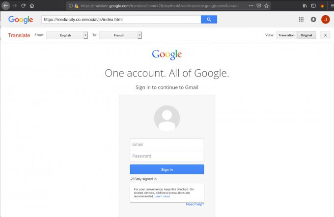 Мошенники крадут пароли через переводчик Google (3 фото)