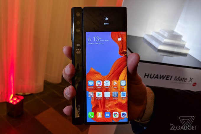 Складной смартфон Huawei Mate X - живые фото, дата выхода в продажу и цены (10 фото)