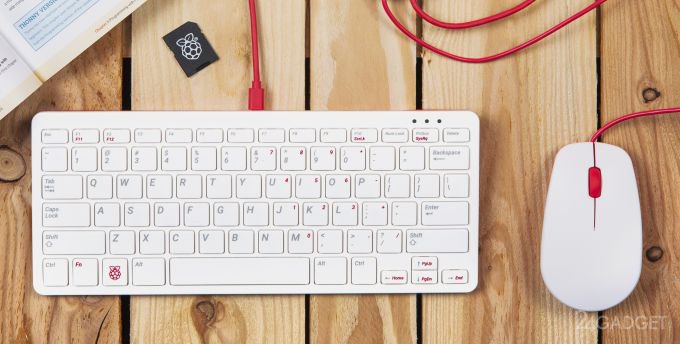 Raspberry Pi анонсировала бюджетную мышь и клавиатуру (4 фото + видео)