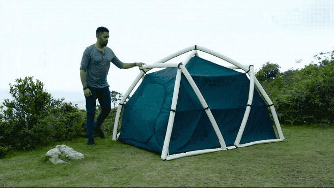 Надувная палатка TentTube устанавливается за 1 минуту (8 фото + видео)