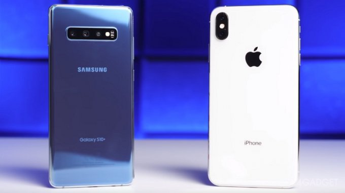 Galaxy S10+ и iPhone Xs Max прошли парный дроп-тест (2 фото + видео)