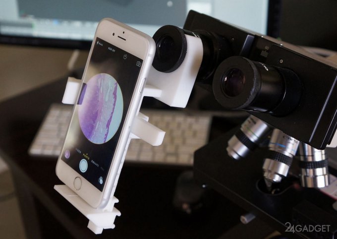 iPhone превратится в цифровой микроскоп благодаря iDu (3 фото + 2 видео)