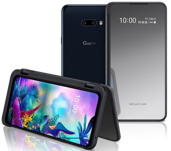 Смартфон LG G8X ThinQ со вторым экраном в чехле DualScreen (5 фото)