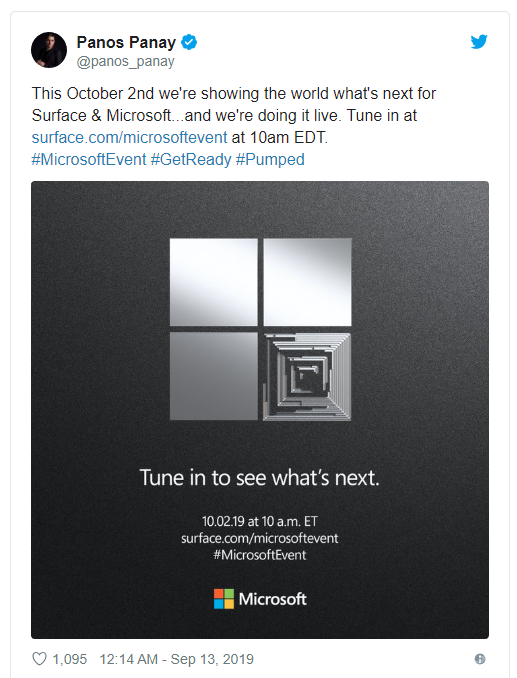 Microsoft объявляет о крупной презентации обновленных устройств