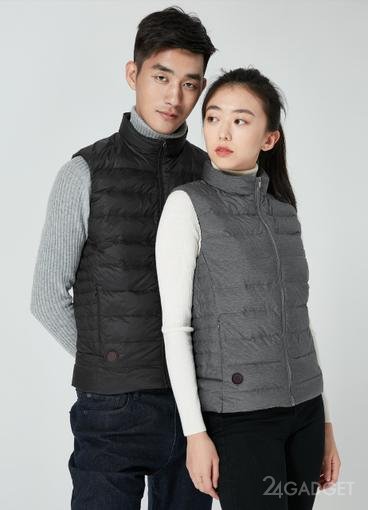 Умная жилетка Graphene Smart Heating Down Vest с подогревом от компании Xiaomi