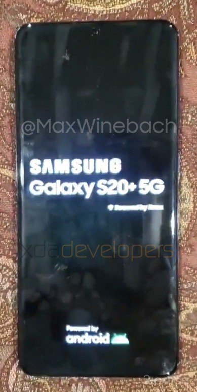 Представлена фотография настоящего Samsung Galaxy S20+ 5G (4 фото)